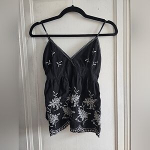 Embroidered top
